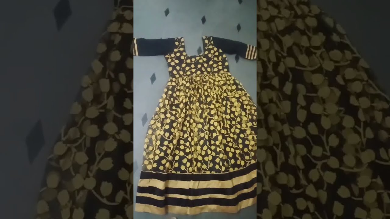 Latest pattu long frock designs || Saree dresses || convert pattu saree  into long dress || 2020dress - YouTube