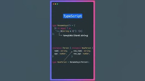 Transforming Object Keys in TypeScript #coding #typescript #programming