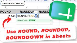 Full How To Use ROUND, ROUNDUP, and ROUNDDOWN in Google Sheets Update