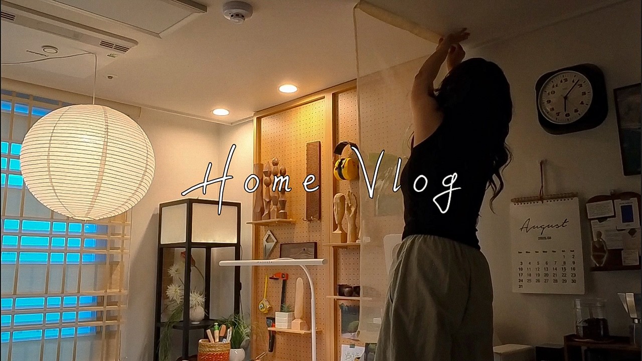 1.5룸 목공 작업존 꾸미기 ⊹ 타공판 인테리어・우드카빙 소품 DIY