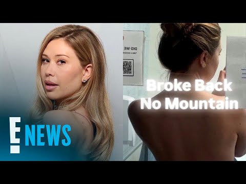 Gabby Windey Says She Broke Her Back Using Vibration Plate | E! News