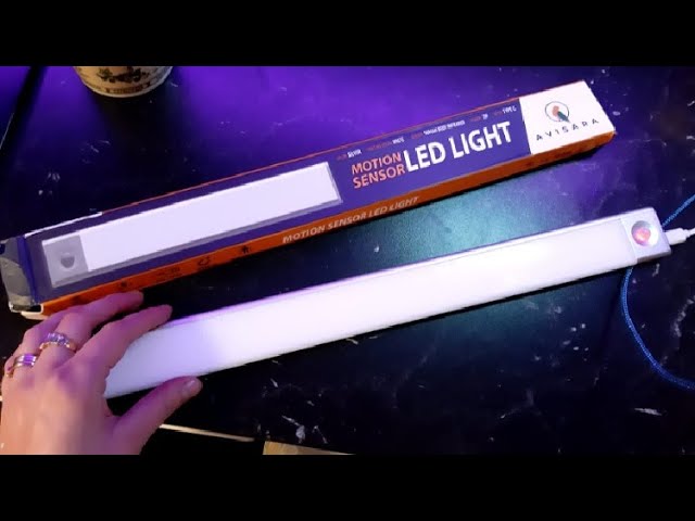 Réglette LED 60cm idéal dressing avec capteur de présence