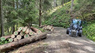 So Sieht Unser Tag Im Wald Aus 4K Lindner Geotrac 64 Jonsered
