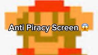 Super Mario Bros. Anti-piracy screen #mario #video #scary