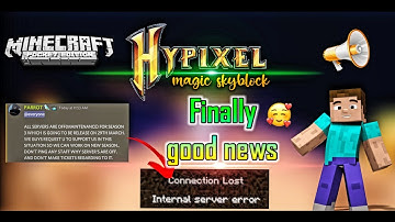 FINALLY SOME GOOD NEWS FROM MAGIC GAMES 😍 || HYPIXEL LIKE SERVER MAGIC GAMES 😍 ||