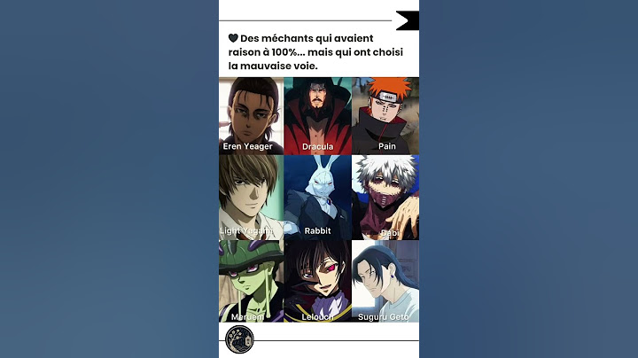 🖤 Des méchants qui avaient raison à 100%... mais qui ont choisi la mauvaise voie.