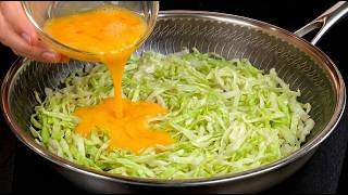 If you have cabbage and eggs, prepare this tasty dinner tonight!