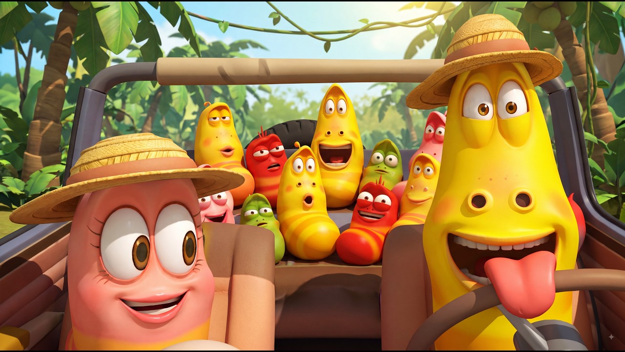 NEW LARVA MOVIE 2026: JUNGLE ADVENTURE 🚙😂🐛 | Animation Comedy | FUNNY ANIME