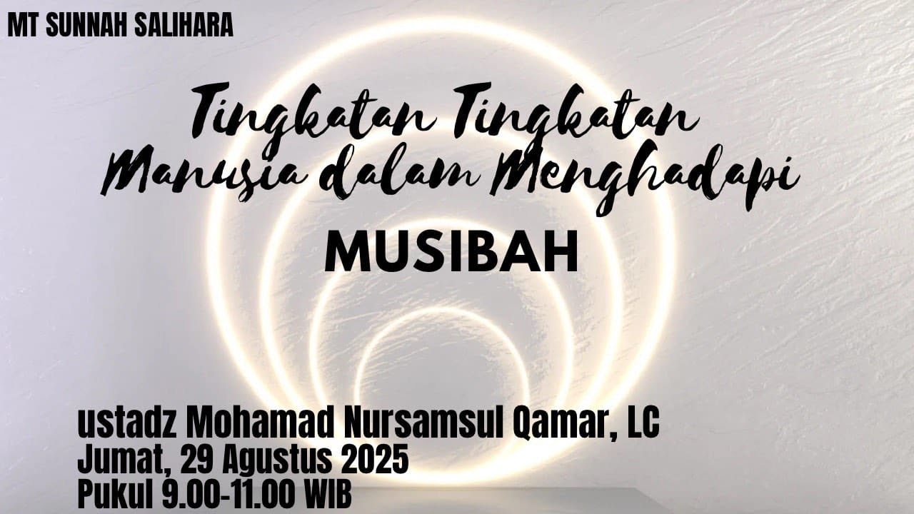 Tingkatan Tingkatan Manusia dalam Menghadapi Musibah
