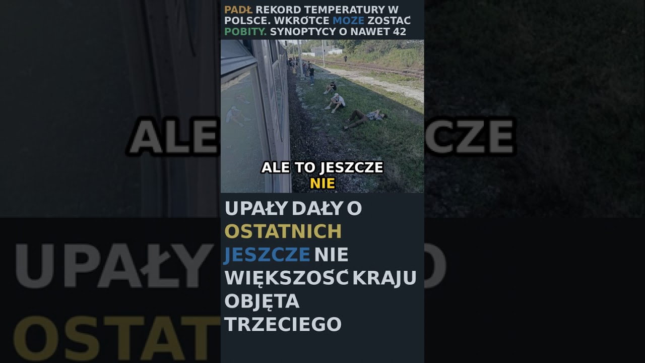 Padł rekord temperatury w Polsce. Wkrótce może zostać pobity. Synoptycy o nawet 42 st. w niedziel