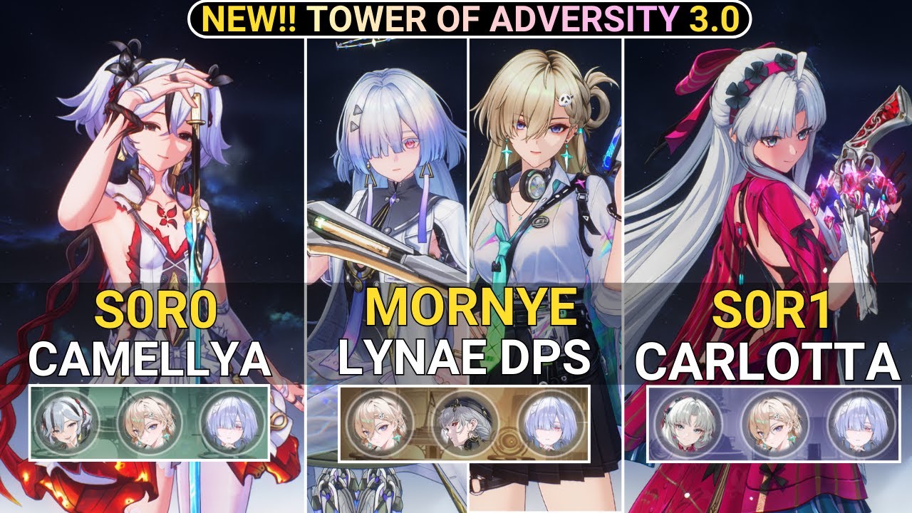 NEW CHARACTER! S0R0 Mornye X Camellya X Lynae DPS X Carlotta Showcase | NEW! TOA Wuthering Waves 3.0