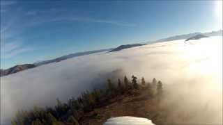Eagles Wings: Amazing FPV Flight Over a Foggy Cloudy Valley With a GoPro Camera and an RC Airplane Wealth