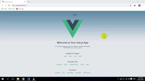 Vue js Shopping Cart Add css to main and create components EP02