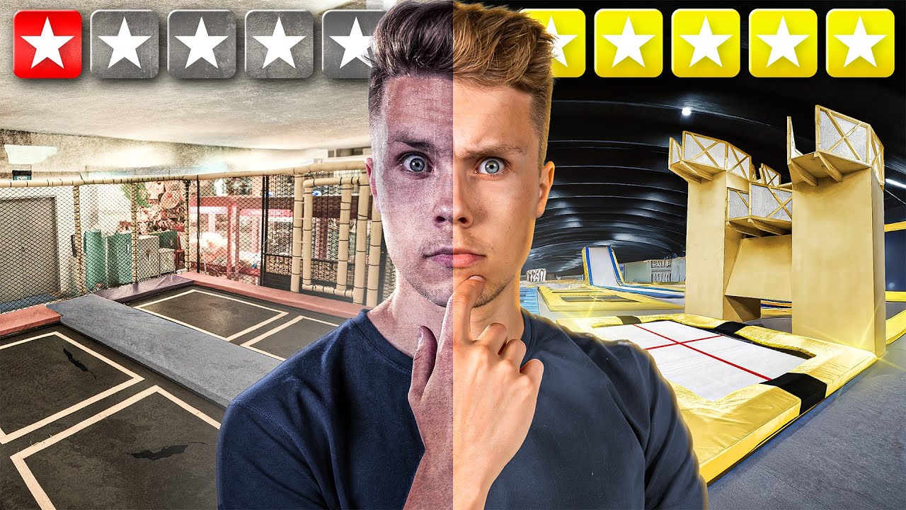 1 vs. 5 tähden tramppapuisto