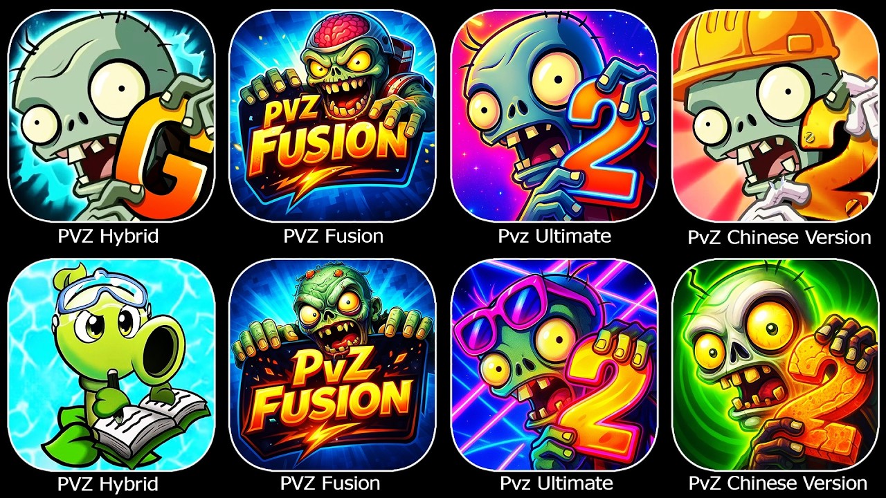 PVZ Hybrid,PVZ Fusion,Pvz Ultimate,PvZ Chinese Version