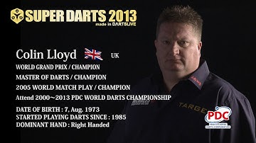 Colin Lloyd - SUPER DARTS 2013 Player Introduction Video