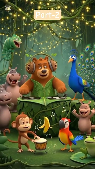 Animals party story short ai / #short #shorts #youtubeshorts #ai #animals #automation #animation
