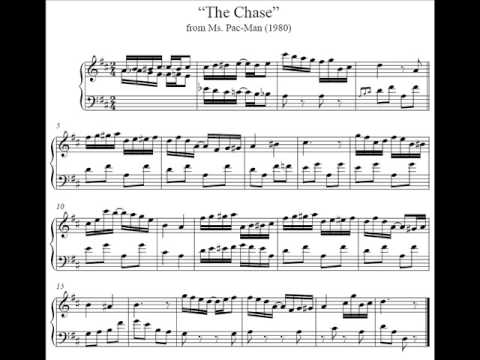 Ms Pac Man Sheet Music The Chase Youtube