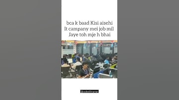 BCA student job #job #bca #bcaprojects #bcastudent #shorts #viral #trendingshorts #trending