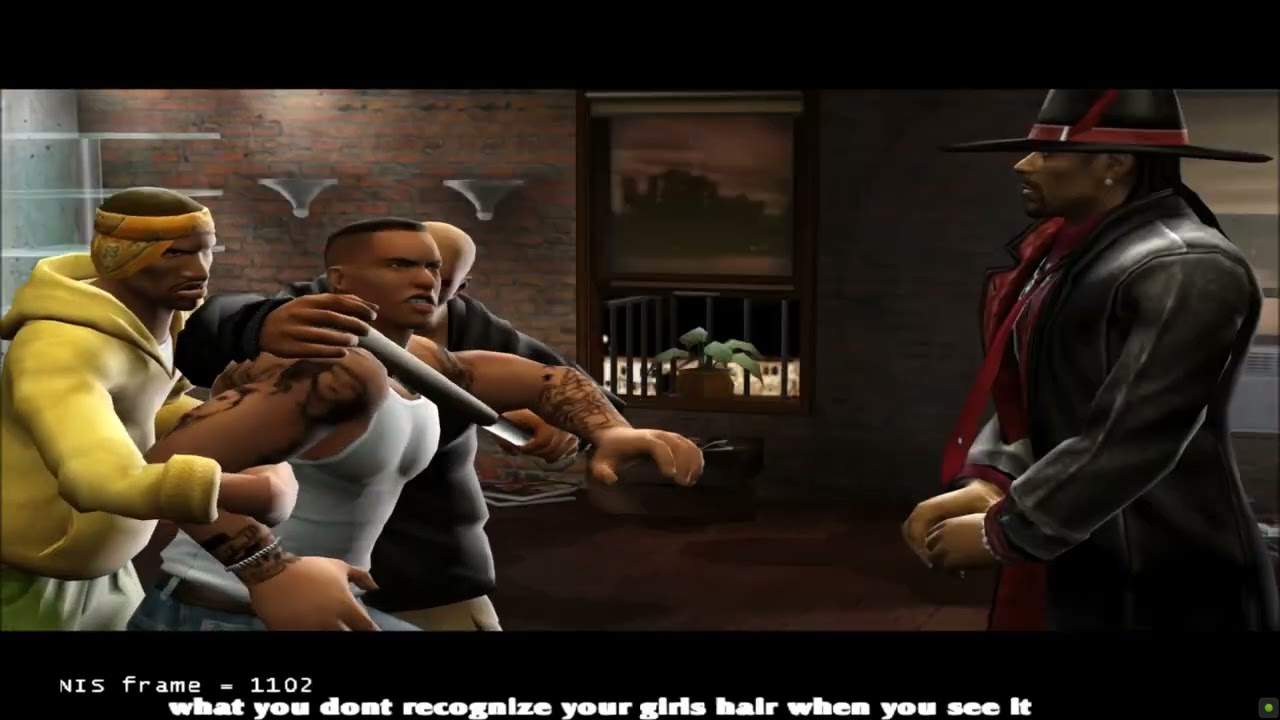 Def Jam Fight for NY - Forced to fight for Crow (Scrapped Cutscene)