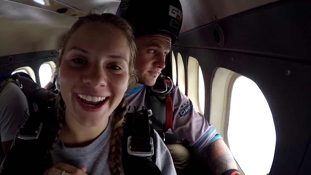 Tandem Skydiving! Hailee from Orlando, FL at Skydive Georgia!