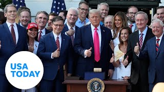 Trump touts accomplishments in first six months