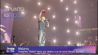 MALUMA DEDICA EL TEMA 