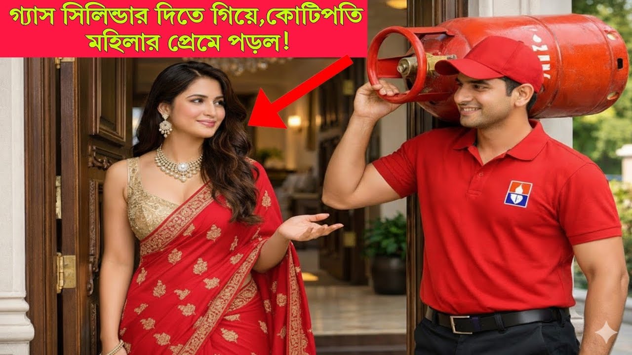 গ্যাস সিলিন্ডার দিতে গিয়েছিল ছেলেটা,কোটিপতি মহিলা বললেন“ভেতরে আয়”তারপর যা হলো তা বিশ্বাস করবেন না!