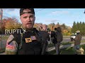 USA: Pro- and anti-Trump groups hold protests in Michigan