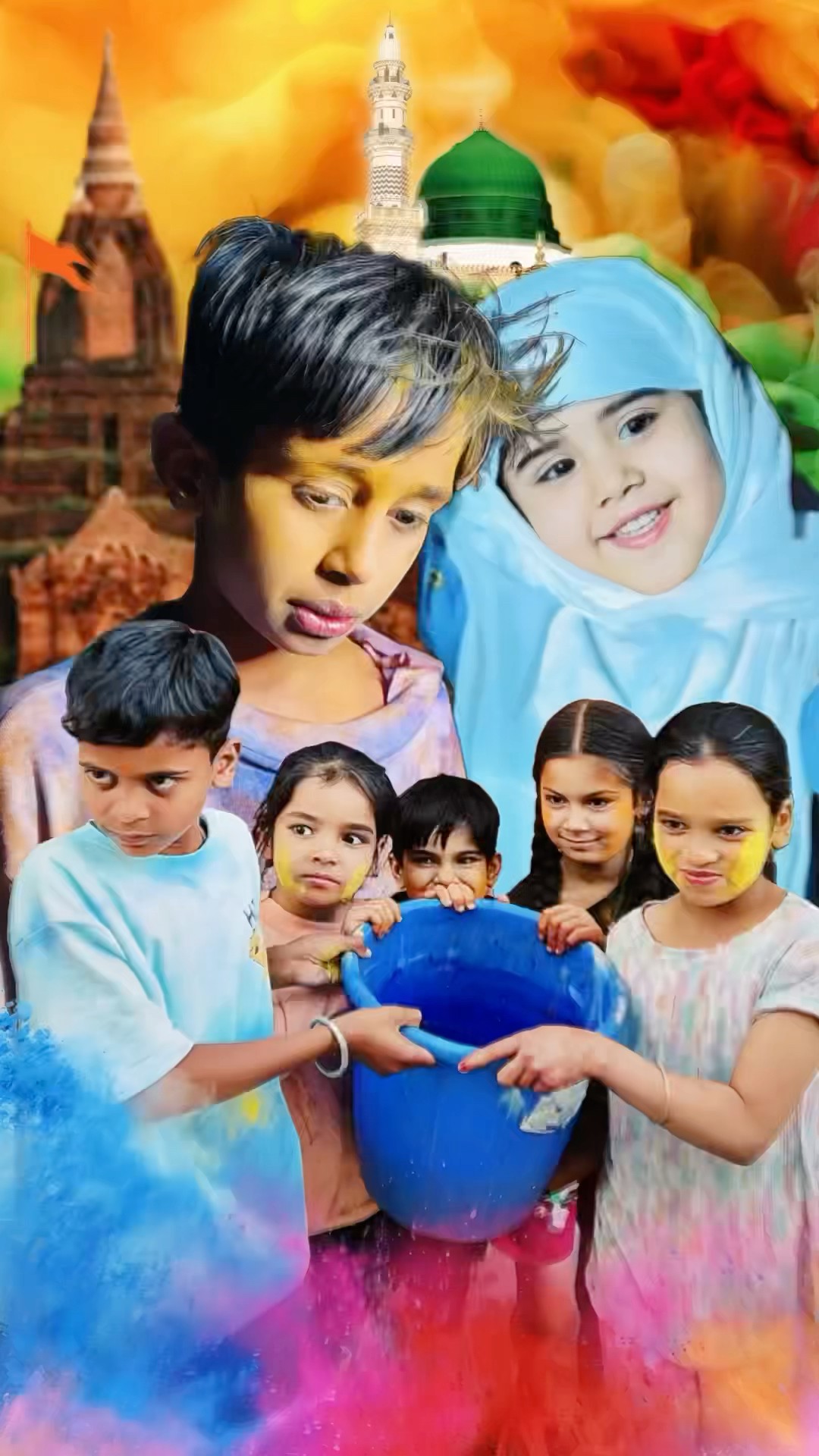 Hindu Muslim ❤️? Holi ? #shorts #funny #holi #trending #viralvideo