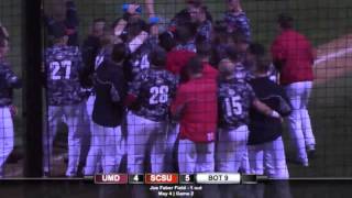 SCSU Baseball vs  UMD Highlights