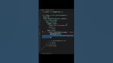 ElevatedButton I ElevatedButton with ElevatedButton icon #coding #flutter #flutterwithfun