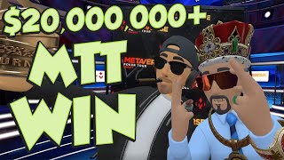 $20,000,000+ MULTI TABLE TOURNAMENT WIN IN VEGAS INFINITE!!! GOING THE DISTANCE + FINAL TABLE!!!