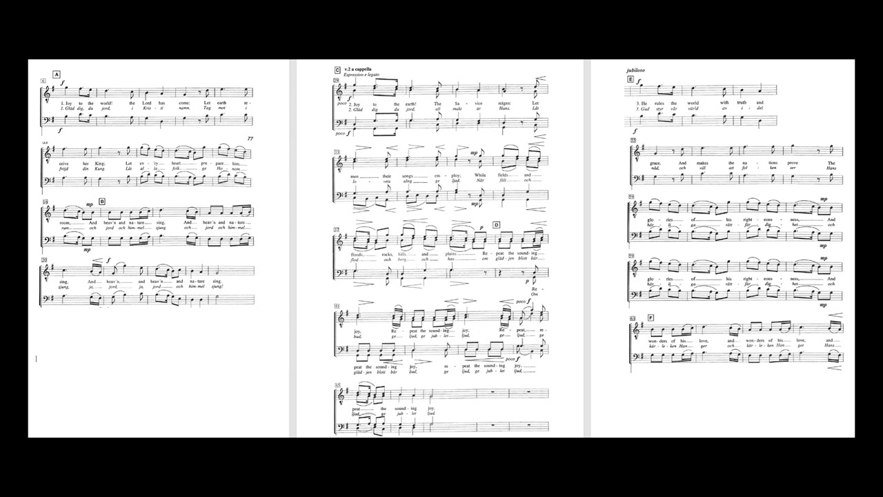 Gläd dig du jord TTBB