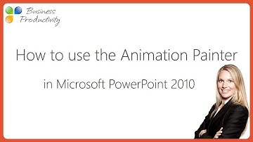 How to use the animation painter in Microsoft PowerPoint 2010