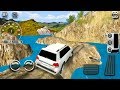 White Prado Driving - Mud Off Road Rally 4x4 - Android Gameplay