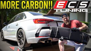 B9 Audi S4 Carbon Fiber Diffuser! *IT'S FINALLY DONE*