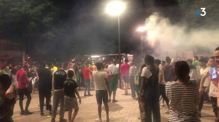 Algérie victorieuse de la CAN : 500 supporters font la fête dans les rues de Dijon