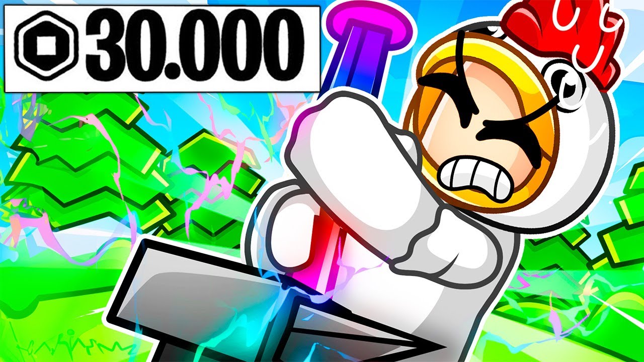 Dépensé 30,000 ROBUX pour avoir la MEILLEUR ÉPÉE du Monde sur Roblox !
