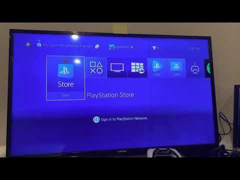 How to sign into playstation network ps4 