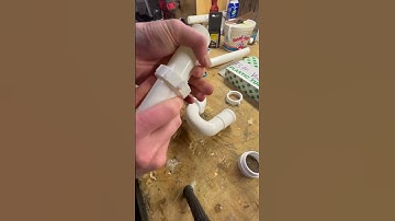 How to assemble a P-Trap! #diy #plumbing #plumber #diyprojects #bathroom #drain