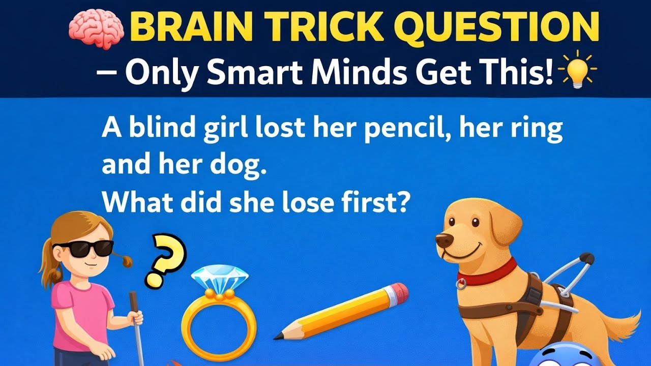 BRAIN TRICK QUESTION – Only Smart Minds Get This! 