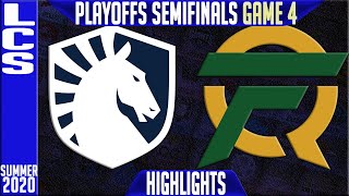 Tl Vs Fly Highlights Game 4 Lcs Summer 2020 Playoffs Semifinals Team Liquid Vs Flyquest G4