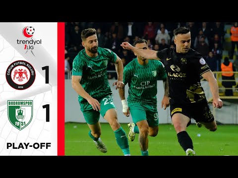 Ahlatçı Çorum FK (1-1) Bodrum FK - Highlights/Özet | Trendyol 1. Lig | Play-Off Yarı Final - 2023/24