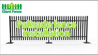 How to install Palisade fence?