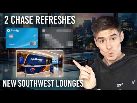 Thumbnail for Chase to REFRESH Two Cards + Southwest To Open Airport Lounges!