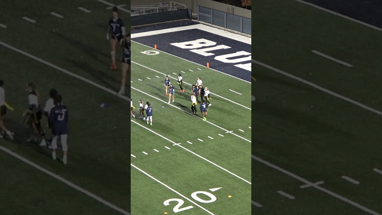 WATCH: Kaylee pitches for the extra point #flagfootball