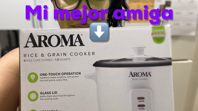 Aroma Housewares 4-Cups (Cooked) / 1Qt. Rice & Grain Cooker (ARC-302NGP),  Pink in 2023