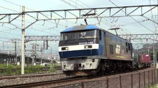 【HD】EF210-153 貨物列車(5071レ 桃太郎 100番台)JR東海道線 米原操車場
