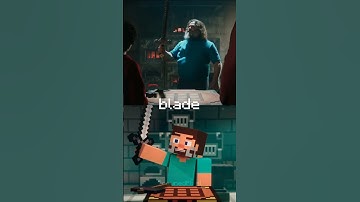 Minecraft Movie Original vs. ANIMATED
